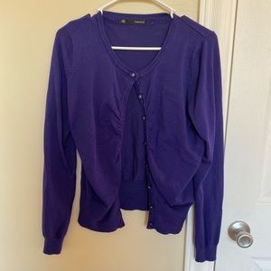Maurices Ruffle Front Cardigan